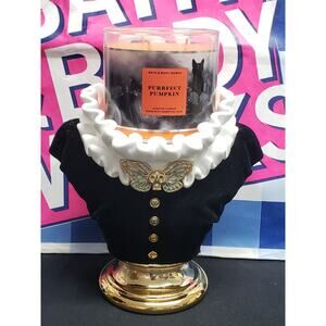 BBW Headless Madam Halloween 3 Wick Candle Holder Pedestal Large